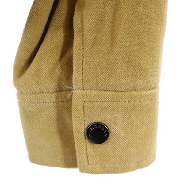 バーバリー 三陽商会 ベロア ベロア ジャケット 38 キャメル BURBERRY レディース