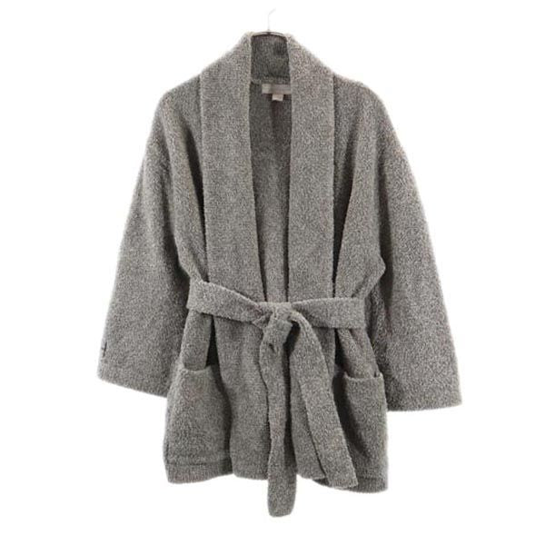 BAREFOOT DREAMS Ron Herman ベアフットドリームズ ロンハーマン 長袖 ふわもこ ルームウェア ONE グレー系 ガウン レディース