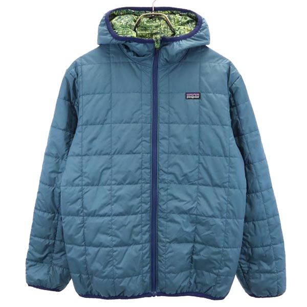patagonia パタゴニア アウトドア 中綿ジャケット ネイビー系 ロゴ メンズ