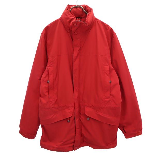 L.L.Bean エルエルビーン 長袖 アウトドア ナイロンジャケット M レッド 収納型フード メンズ