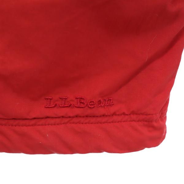 L.L.Bean エルエルビーン 長袖 アウトドア ナイロンジャケット M レッド 収納型フード メンズ