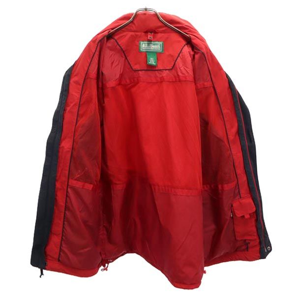 L.L.Bean エルエルビーン 長袖 アウトドア ナイロンジャケット M レッド 収納型フード メンズ