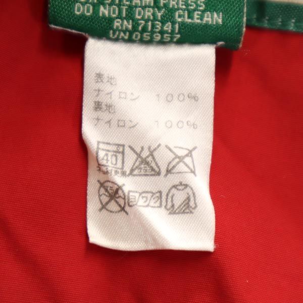 L.L.Bean エルエルビーン 長袖 アウトドア ナイロンジャケット M レッド 収納型フード メンズ