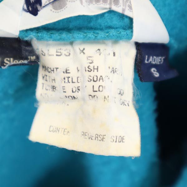 Columbia コロンビア 80s アウトドア ヴィンテージ フリースジャケット S 青緑 レディース