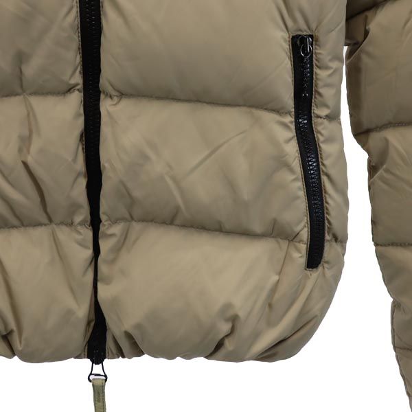 DUVETICA デュベティカ ブルガリア製 ダウンパーカー 38 ベージュ ESTERNO-AUBER ジャケット レディース