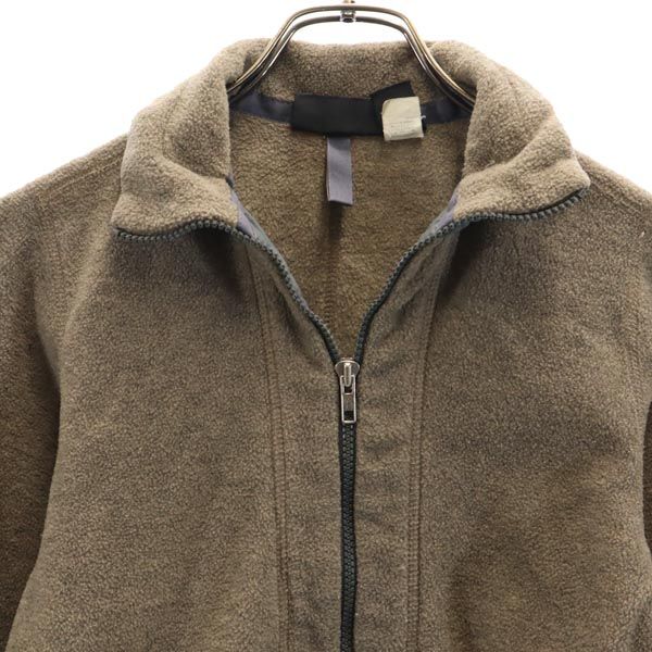 patagonia パタゴニア USA製 長袖 アウトドア フリースジャケット XS ブラウン系 ロゴ刺繍 レディース