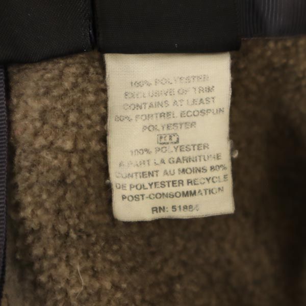 patagonia パタゴニア USA製 長袖 アウトドア フリースジャケット XS ブラウン系 ロゴ刺繍 レディース