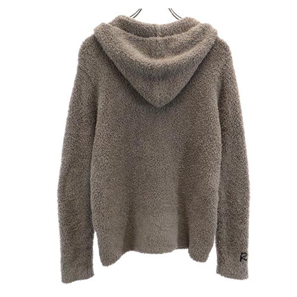 BAREFOOT DREAMS ベアフットドリーム 長袖 ボアジャケット S グレー もこもこ パーカー メンズ