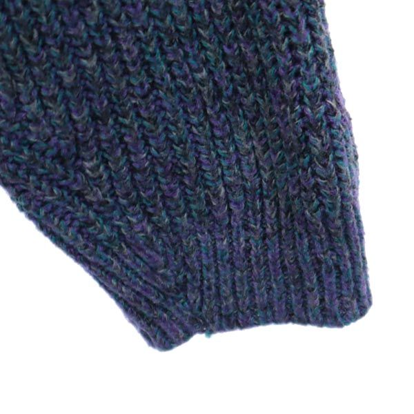 m.mantognes 80s 90s USA製 オールド 長袖 ニット パープル 他 セーター レディース