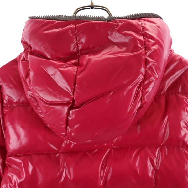 DUVETICA デュベティカ ナイロン 長袖 ダウンジャケット 42 ピンク系 フード レディース