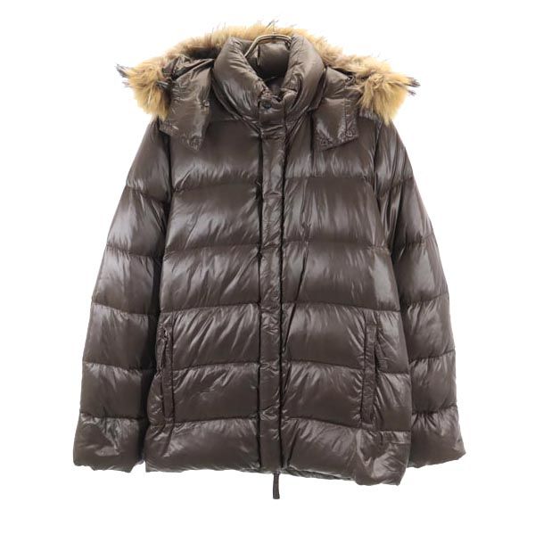 DUVETICA デュベティカ ナイロン 長袖 ダウンジャケット 48 ブラウン系 メンズ