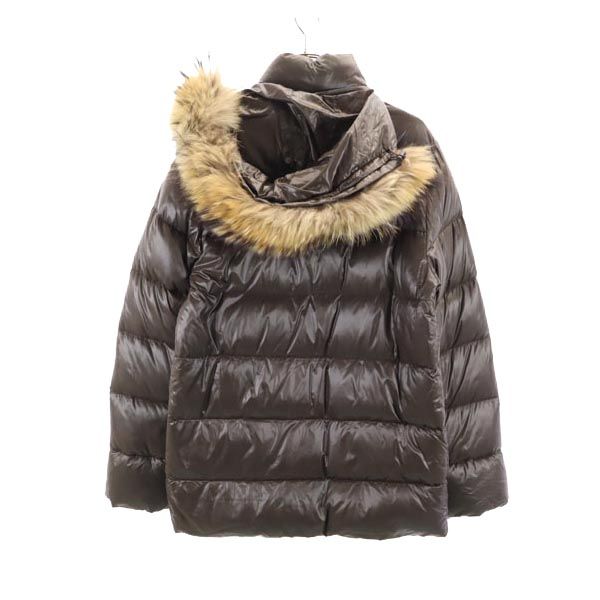 DUVETICA デュベティカ ナイロン 長袖 ダウンジャケット 48 ブラウン系 メンズ