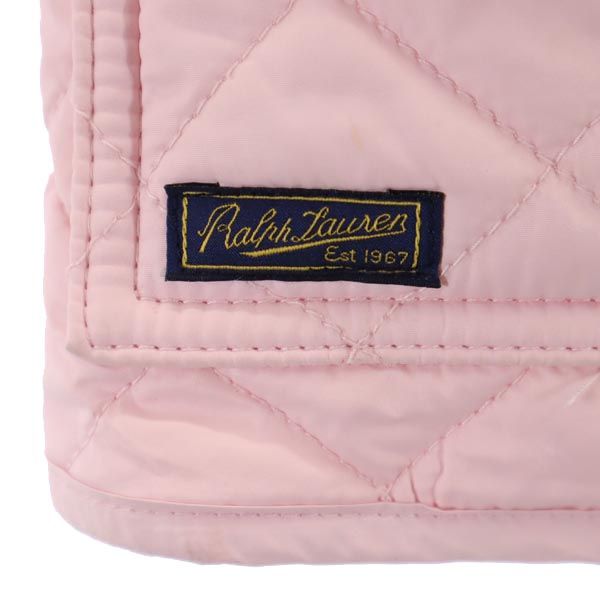RALPH LAUREN ラルフローレン 長袖 キルティングジャケット 90 ピンク系 キッズ