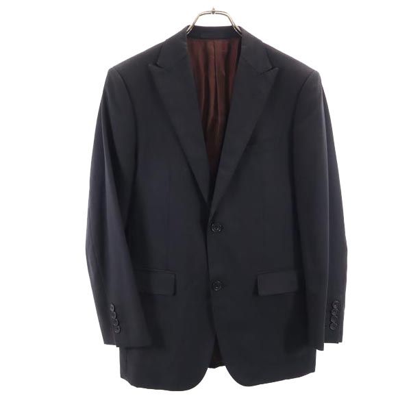 BURBERRY BLACK LABEL バーバリーブラックレーベル 三陽商会 日本製 SUPER 120’s テーラードジャケット 36 ブラック ブレザー メンズ