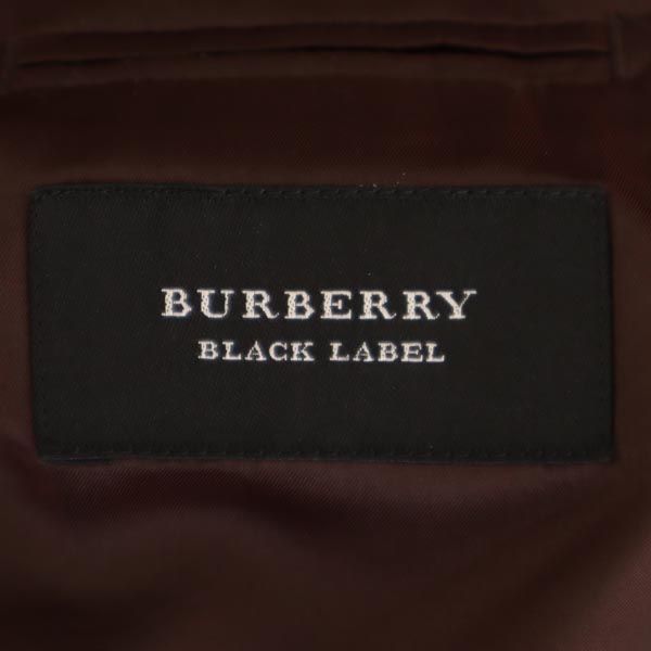 BURBERRY BLACK LABEL バーバリーブラックレーベル 三陽商会 日本製 SUPER 120’s テーラードジャケット 36 ブラック ブレザー メンズ