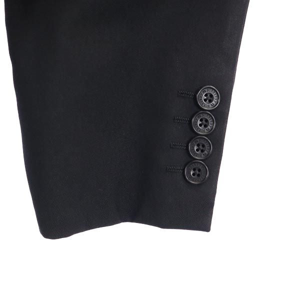 BURBERRY BLACK LABEL バーバリーブラックレーベル 三陽商会 日本製 SUPER 120’s テーラードジャケット 36 ブラック ブレザー メンズ