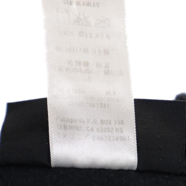 patagonia パタゴニア アウトドア フリース 長袖 パーカー XS ブラック プルオーバー メンズ