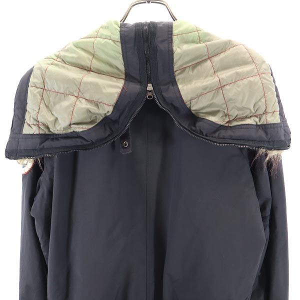 NAPAPIJRI ナパピリ 長袖 中綿 ナイロンジャケット S ブラック ファー フード メンズ