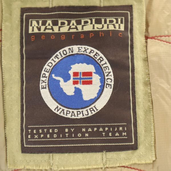 NAPAPIJRI ナパピリ 長袖 中綿 ナイロンジャケット S ブラック ファー フード メンズ