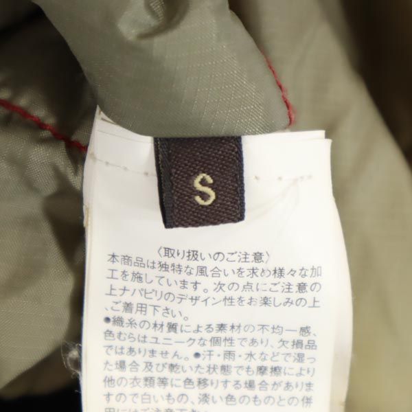 NAPAPIJRI ナパピリ 長袖 中綿 ナイロンジャケット S ブラック ファー フード メンズ