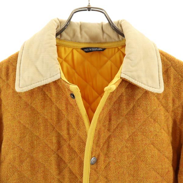 Mackintosh マッキントッシュ 長袖 ウール100% キルティングジャケット 38 オレンジ系 コート メンズ