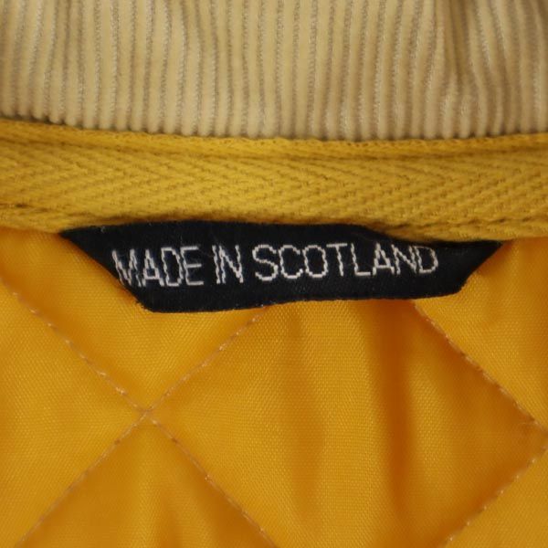 Mackintosh マッキントッシュ 長袖 ウール100% キルティングジャケット 38 オレンジ系 コート メンズ