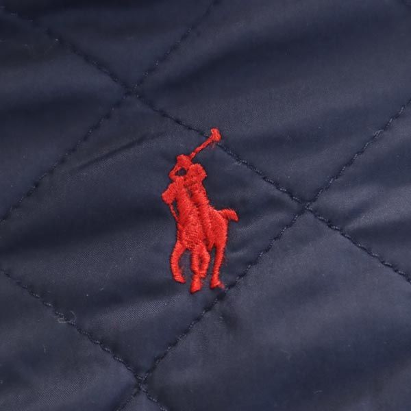 Polo by Ralph Lauren ポロバイラルフローレン 長袖 キルティングジャケット 7 ネイビー 女の子 キッズ