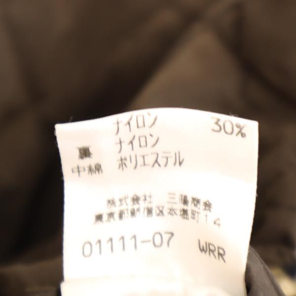 Burberrys バーバリーズ 80s 90s 三陽商会 オールド チェック柄 長袖 リバーシブル 中綿ジャケット 40 ブラウン レディース