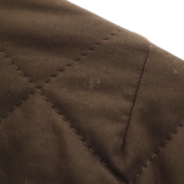 Burberrys バーバリーズ 80s 90s 三陽商会 オールド チェック柄 長袖 リバーシブル 中綿ジャケット 40 ブラウン レディース