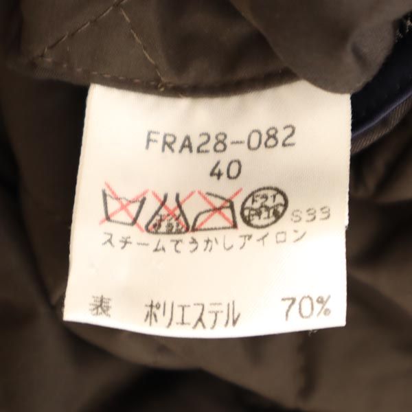 Burberrys バーバリーズ 80s 90s 三陽商会 オールド チェック柄 長袖 リバーシブル 中綿ジャケット 40 ブラウン レディース