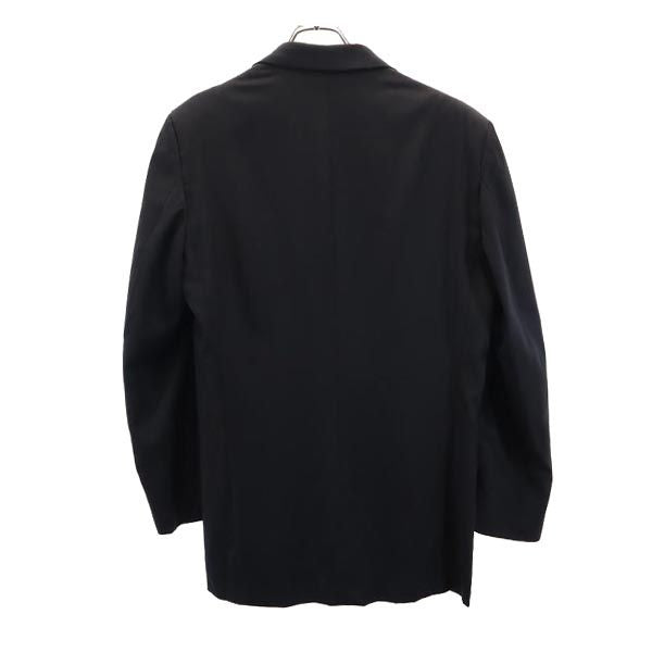 FENDI フェンディ イタリア製 長袖 ウール100% テーラードジャケット 46 ブラック メンズ