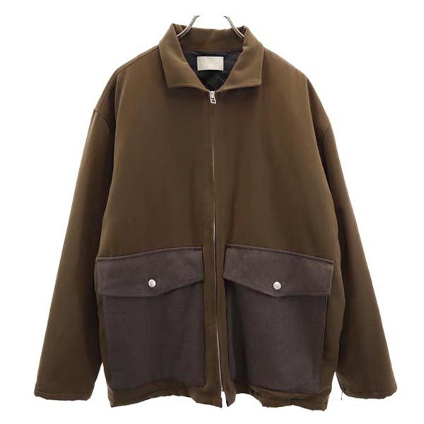 1/F イチエフ ファクトタム 長袖 ジップジャケット ブラウン系 FACTOTUM メンズ