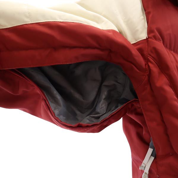 THE NORTH FACE ノースフェイス 長袖 中綿ジャケット S レッド系 ベンチレーション ロゴ レディース