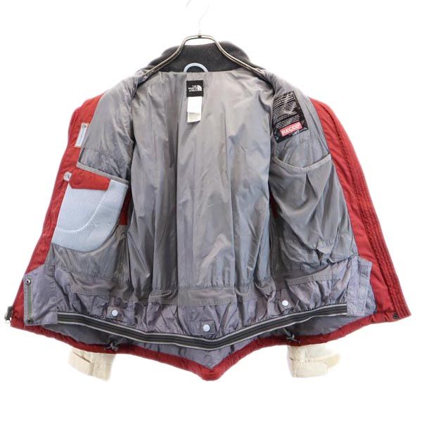 THE NORTH FACE ノースフェイス 長袖 中綿ジャケット S レッド系 ベンチレーション ロゴ レディース