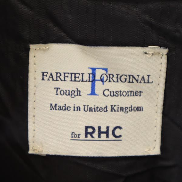 RHC アールエイチシー 英国製 長袖 ファー フード ジャケット S ネイビー系 メンズ