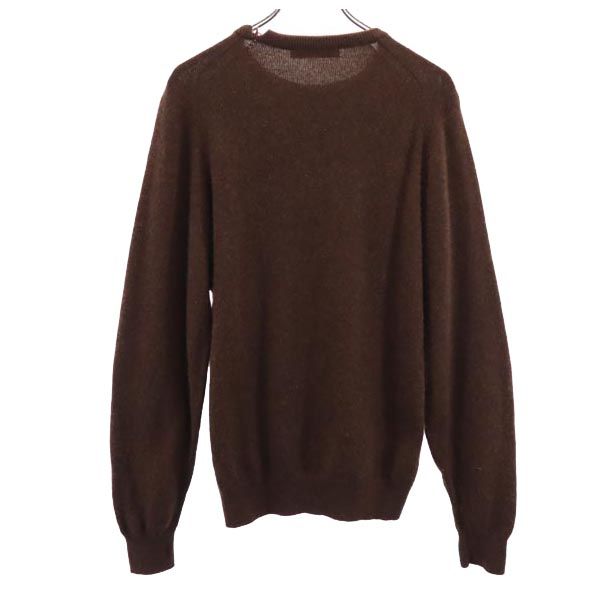 Burberrys バーバリーズ 90s オールド 刺繍 長袖 ニット S ブラウン系 メンズ