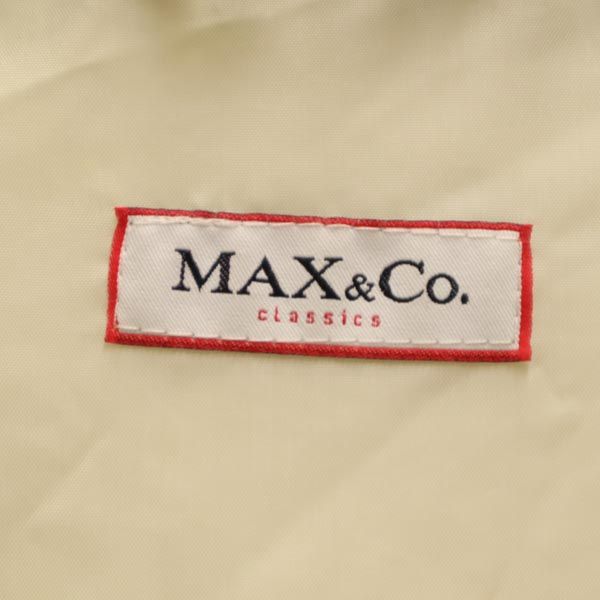 MAX&CO マックスアンドコー 中綿ジャケット 40 ベージュ レディース