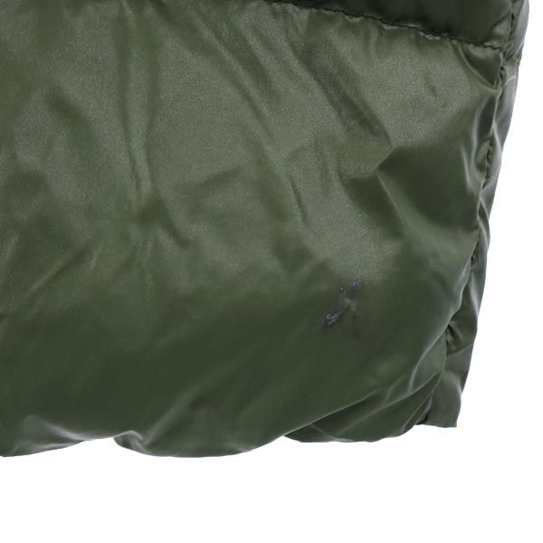 DUVETICA デュベティカ 長袖 ダウンジャケット 38 グリーン タヌキリアルファー フード レディース