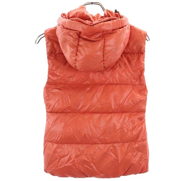 DUVETICA デュベティカ フード ダウンベスト 38 レッド系 レディース