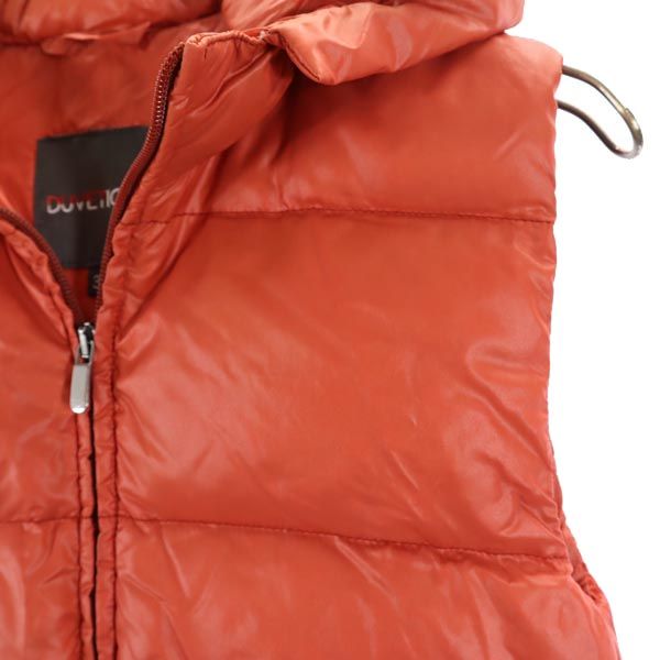 DUVETICA デュベティカ フード ダウンベスト 38 レッド系 レディース