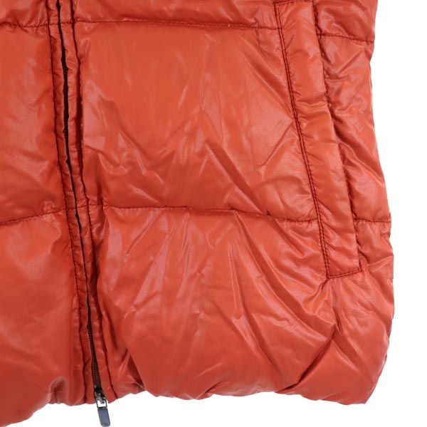 DUVETICA デュベティカ フード ダウンベスト 38 レッド系 レディース