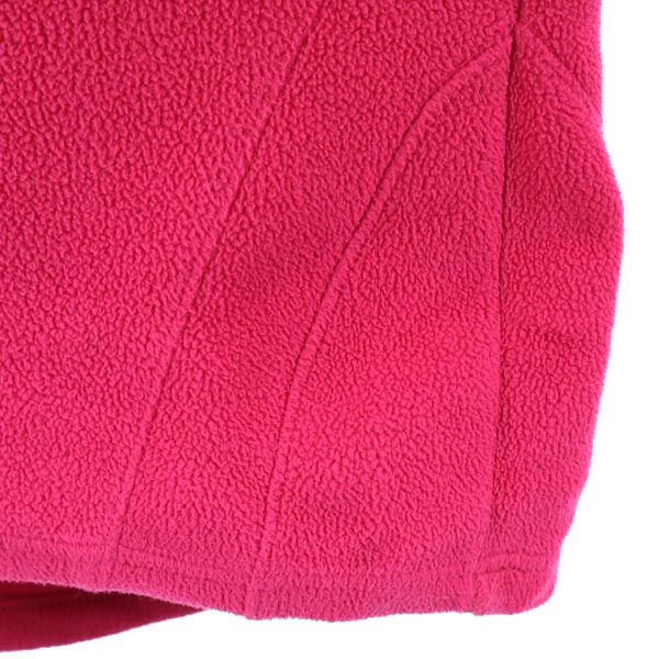 THE NORTH FACE ノースフェイス アウトドア 長袖 ハーフジップ フリースジャケット M ピンク系 プルオーバー ロゴ レディース