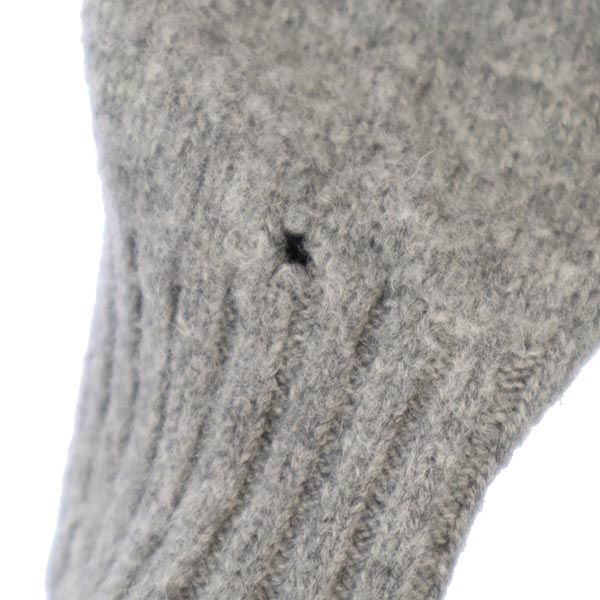 ポロラルフローレン 長袖 ウール100% ニット セーター M グレー POLO RALPH LAUREN メンズ