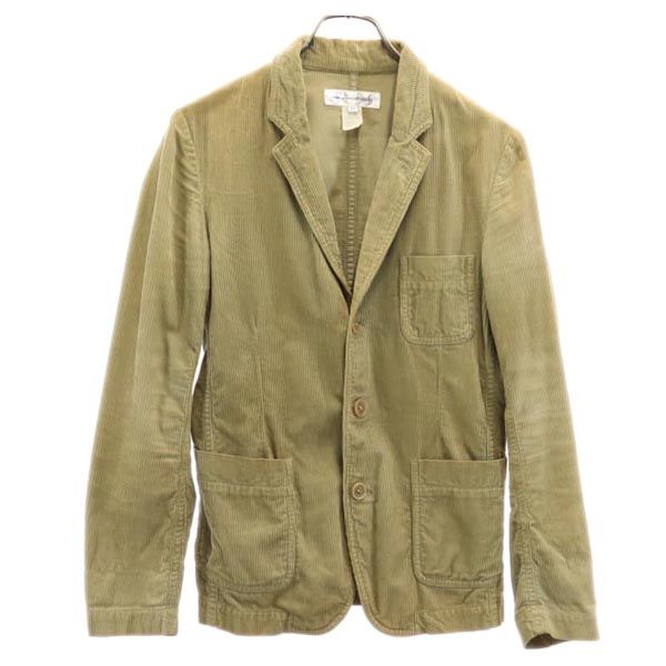 COMME des GARCONS コムデギャルソン シャツ フランス製 コーデュロイ テーラードジャケット XS ベージュ系 SHIRT メンズ