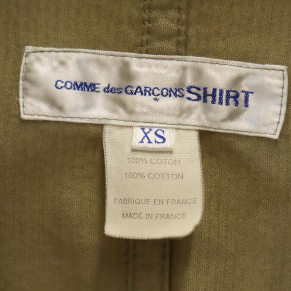 COMME des GARCONS コムデギャルソン シャツ フランス製 コーデュロイ テーラードジャケット XS ベージュ系 SHIRT メンズ