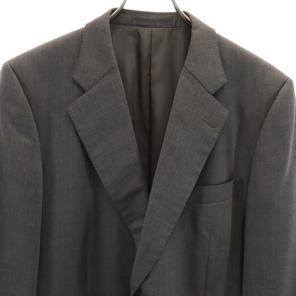 Aquascutum アクアスキュータム 日本製 毛100% テーラードジャケット グレー メンズ