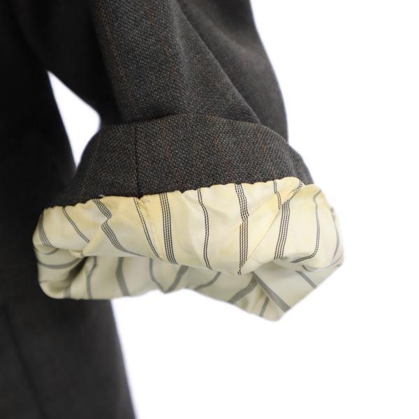 Aquascutum アクアスキュータム 日本製 毛100% テーラードジャケット グレー メンズ