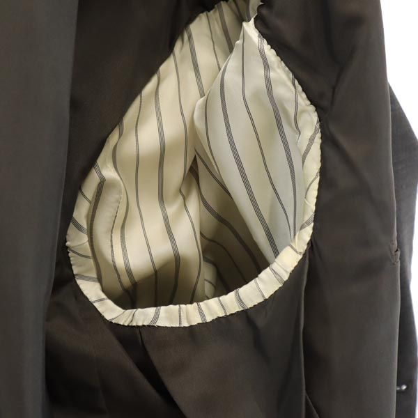 Aquascutum アクアスキュータム 日本製 毛100% テーラードジャケット グレー メンズ