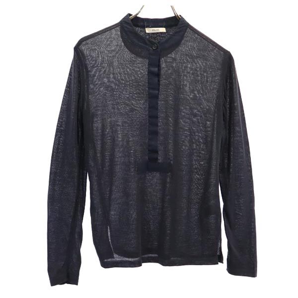 CELINE セリーヌ 長袖 カットソー M ブラック系 レディース