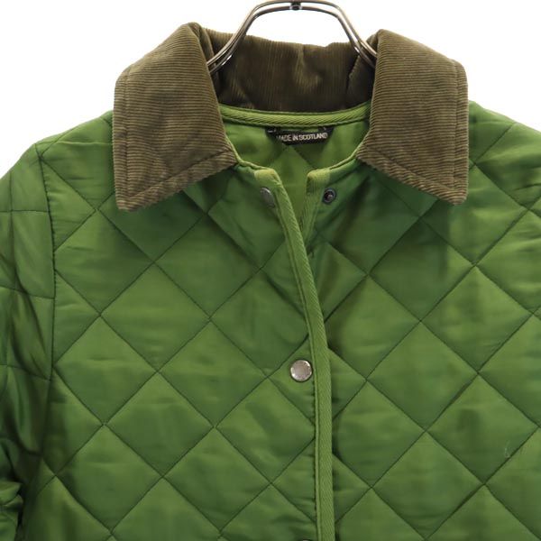 Mackintosh マッキントッシュ キルティングジャケット 34 緑 レディース